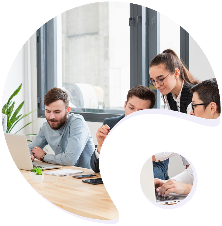 AI chat startup illustration